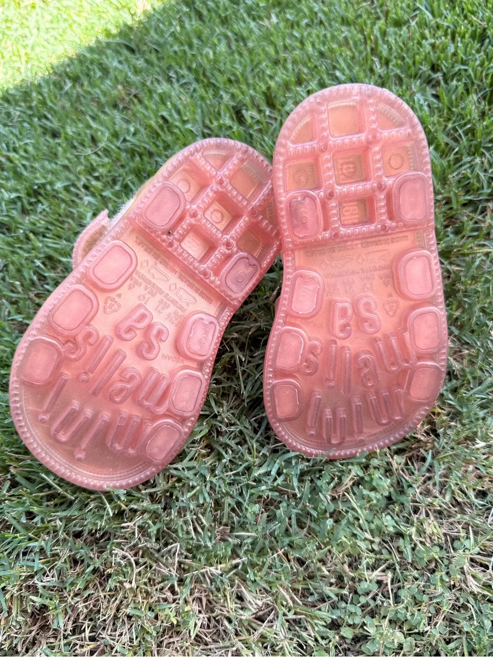 Mini Melissa Daisy Hip Bloom Pink Jelly Sandals Size 6